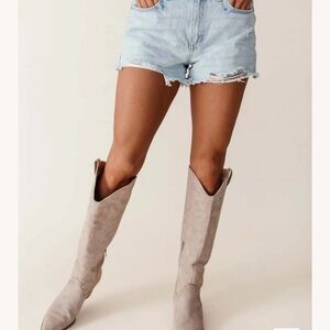 Light Blue Jean Shorts- The Post